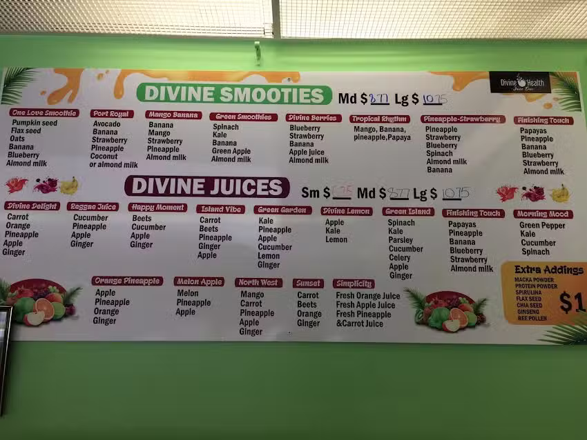 Divine Health Juice Bar