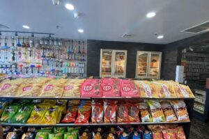 Exotic juice and snacks