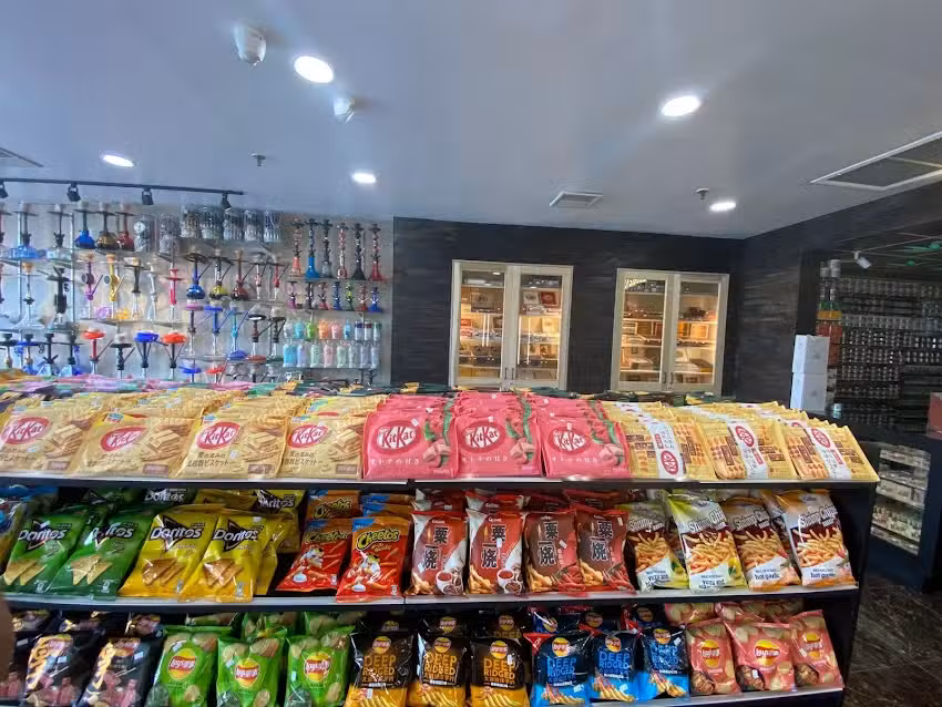 Exotic juice and snacks