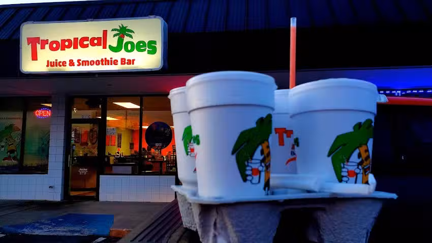 Tropical Joe&rsquo;s Smoothies